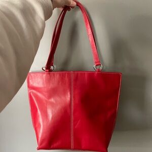 Wilsons Leather Red Shoulder Bag